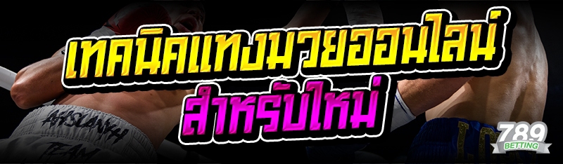 เทคนิคแทงมวยออนไลน์ สำหรับมือใหม่